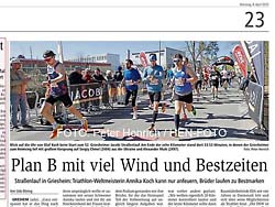 Mein Foto im Darmstädter Echo / Sportteil zum Bericht von Udo Döring vom 52. Griesheimer Jacobi Straßenlauf - hier Start 10-km-Lauf - links Sieger in 33:55 min Olaf Koch (TuS Griesheim) - Fotogalerie © HEN-FOTO / Peter Henrich Mein Foto im Darmstädter Echo / Sportteil zum Bericht von Udo Döring vom 52. Griesheimer Jacobi Straßenlauf - hier Start 10-km-Lauf - links Sieger in 33:55 min Olaf Koch (TuS Griesheim) - Fotogalerie © HEN-FOTO / Peter Henrich