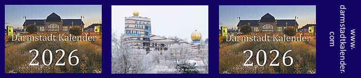 Der Darmstadt Kalender 2026 ist DA (Kalenderfotografie © Peter Henrich) Der Darmstadt Kalender 2026 ist DA (Kalenderfotografie © Peter Henrich)
