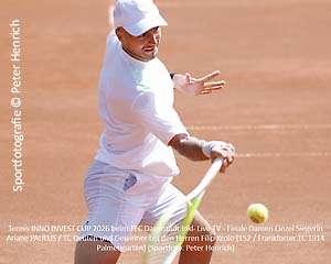 24.05.2026 Tennis INNO INVEST CUP 2026 beim TEC Darmstadt inkl. Live TV - Finale Damen Einzel Siegerin Ariane PAULUS / TC Deuten und Gewinner bei den Herren Filip Krolo (152 / Frankfurter TC 1914 Palmengarten) (Foto: Peter Henrich) 24.05.2026 Tennis INNO INVEST CUP 2026 beim TEC Darmstadt inkl. Live TV - Finale Damen Einzel Siegerin Ariane PAULUS / TC Deuten und Gewinner bei den Herren Filip Krolo (152 / Frankfurter TC 1914 Palmengarten) (Foto: Peter Henrich)